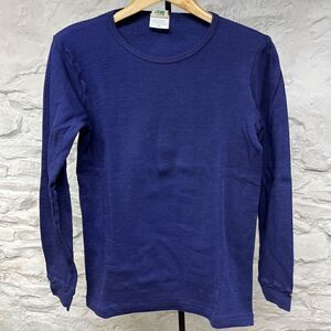 NOS VTG REI MeraKlon Base Layer Long Sleeve Fleece Lined Shirt Blue M